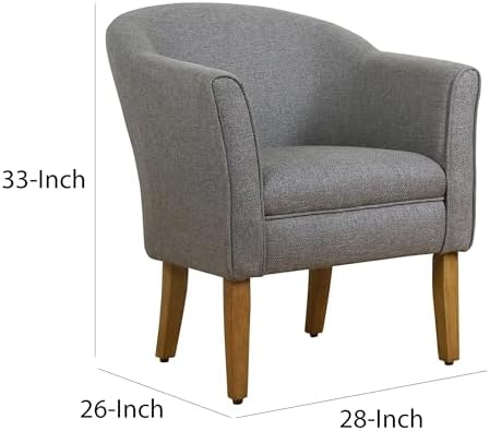 HomePop Barrel Accent Chair - Image 3