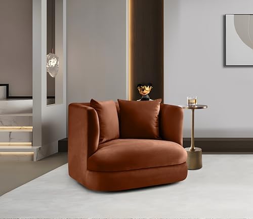 Meridian Furniture 699Cognac-C Alder Collection Modern | Contemporary Chair - Image 2