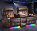 Home Theater Seating, Power Loveseat Recliner Sofa by TiooiiReclinerSofa