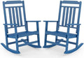 GREENVINES Classic Outdoor-Rocking-Chairs-Set-of-2, HDPE Rocker by GreenVines