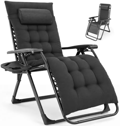 NEWBULIG Zero Gravity Chair, Folding Patio Recliner by NEWBULIG