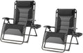 Zero Gravity Chair Set of 2 Oversized Padded Recliner by Unknown