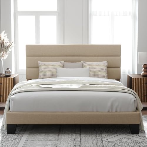 Allewie Cal King Size Platform Bed Frame by Allewie