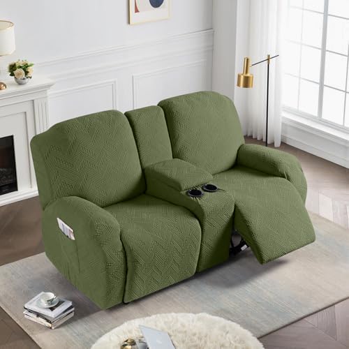 Ruaozz Stretch Loveseat Recliner Cover - Image 6