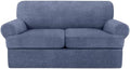 T Cushion Loveseat Slipcover 3 Pieces Sofa Covers by Jcones