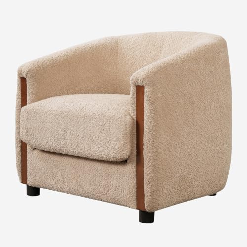 Christopher Knight Home Gini Modern Accent Chair, Boucle Upholstered Curved - Image 7