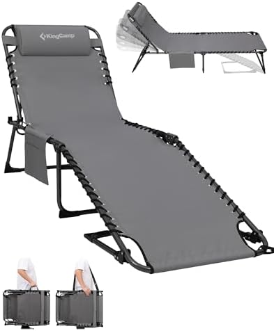 KingCamp 400LBS Lounge Chair Outdoor by KingCamp