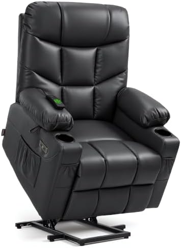 MCombo Power Lift Recliner for Elderly, Faux Leather 7287 by MCombo