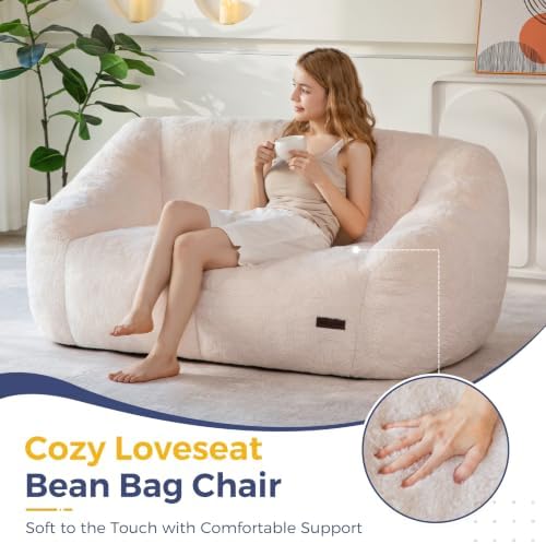 MAXYOYO Bean Bag Chair, Comfy Bean Bag Sofa - Image 3