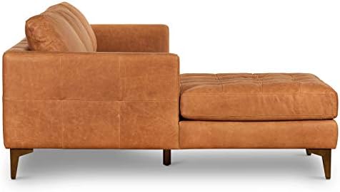 POLY & BARK Calle Left-Facing Sectional Sofa, Full-Grain Pure-Aniline Italian - Image 4