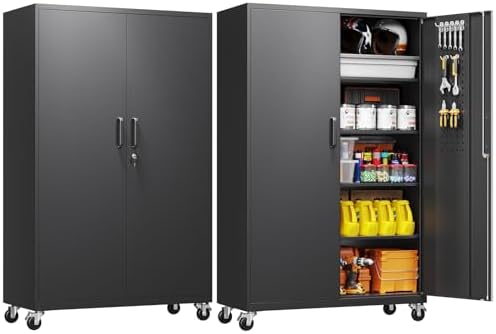 Yizosh Metal Garage Storage Cabinet by Yizosh