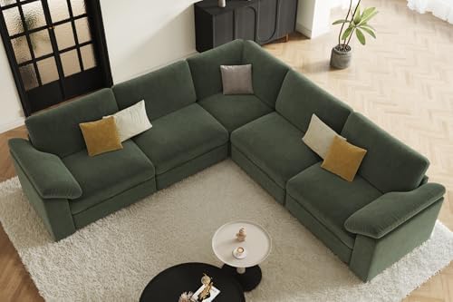 EASE MOOSE Oversized Modular Sectional Sofa, Large L Shape Sectional Couch - Image 3