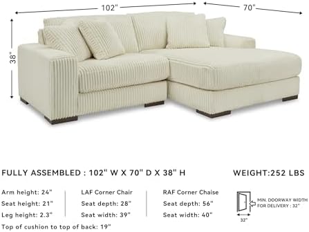 Signature Design by Ashley 2-Piece Sectional - Image 3