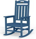 Outdoor Rocking Chair, Oversized Patio Rocking Chair, All Weather by Suunyn