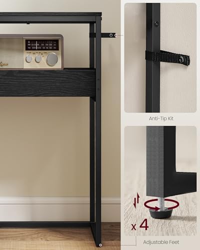 VASAGLE 39.4 Inches Console Table, Narrow Sofa Table - Image 6