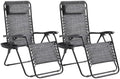 Zero Gravity Chair Set of 2 Oversized Folding Recliner, Padded Anti Gravity by Unknown