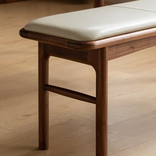 47.2'' Leather Upholstered Dining Bench - Image 4