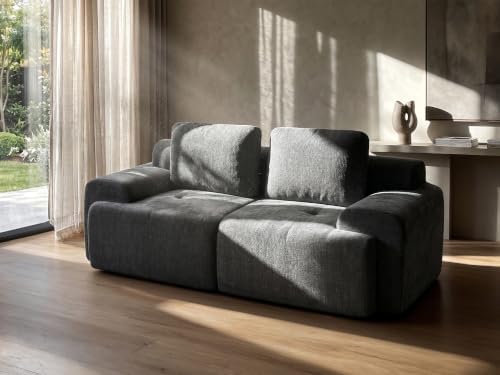 85" Oversized Boneless Couch, Comfort Cloud Sectional Couches by VYUXWO