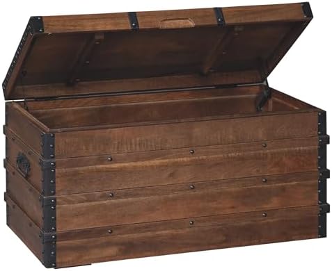 Signature Design by Ashley Storage Trunk Coffee Table by Unknown