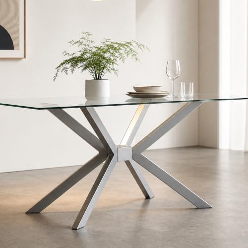 Modern Table Base 29" Metal Dining Table Legs by SumatosFurniture