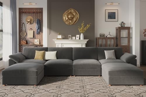 EASE MOOSE U Shape Sectional Couch by EASEMOOSE