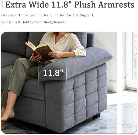 Modern L-Shape Sleeper Sofa - Image 7