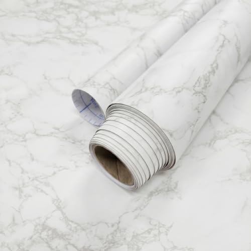 Extra-Thick Marble Contact Paper 15.7" x 196.9" by Unknown