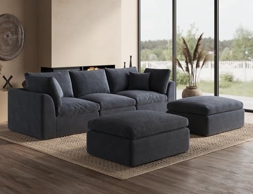 ohllob Corner Seat for Cloud Sectional Couches Living Room, Warm White - Image 7