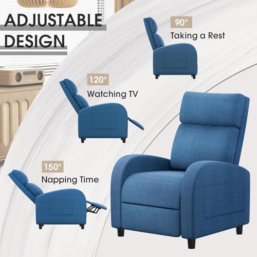 Homall Recliner Chair, Recliner Sofa Fabric - Image 6