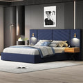 King Size Upholstered Bed Frame by Kolavess