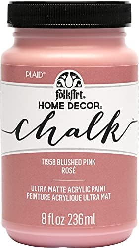 FolkArt, Blushed Pink Assorted Home Décor 8 fl oz / 236 ml Acrylic Chalk Paint by FolkArt
