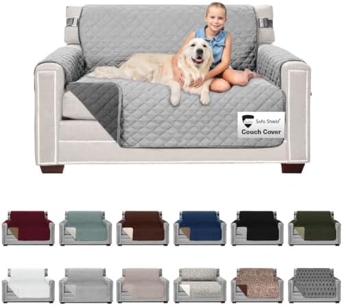 Sofa Shield® Couch Loveseat Slip Cover by SofaShield