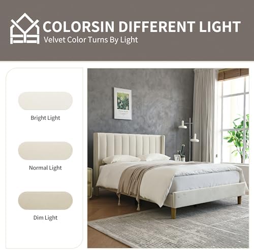 YUHUASHI Queen Bed Frame，Platform Bed - Image 6