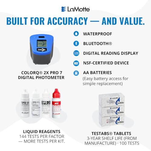 Lamotte Waterproof Bluetooth ColorQ 2X Pro 7 2086, Liquid & Tablet - Image 7