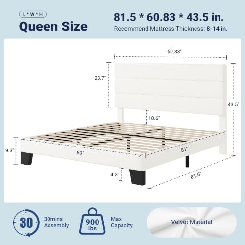 Allewie Queen Size Platform Bed Frame - Image 2