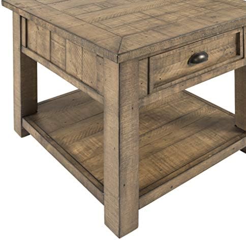 Martin Svensson Home Monterey Solid Wood End Table, Reclaimed Natural - Image 6