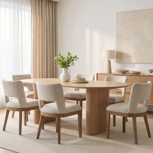 Mid-Century Modern Kitchen Dining Chairs Set of 6 - Image 3