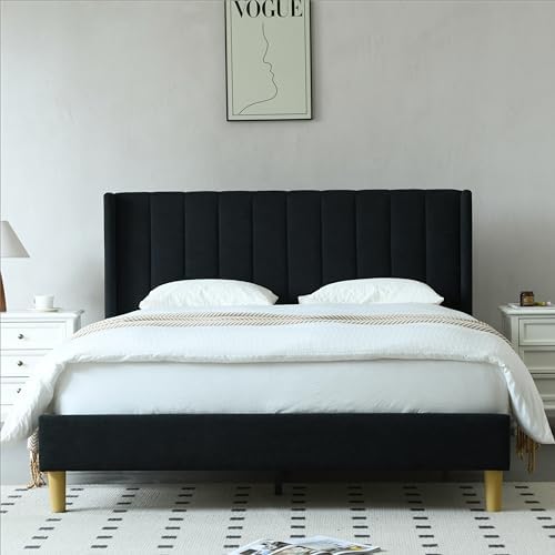 YUHUASHI Queen Bed Frame，Platform Bed - Image 3