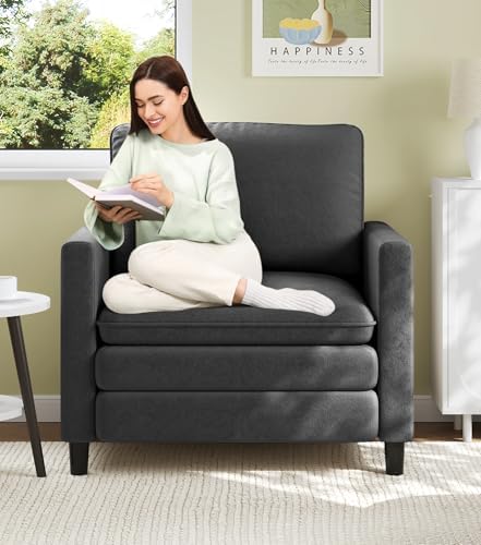 Welzona 3-Layers Cloud Accent Chair, Teddy Arm Chairs by WelzonaDirect