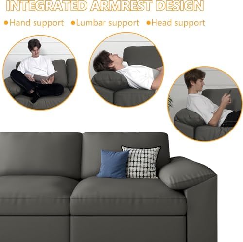 EASE MOOSE Modular Sectional Sofa, L Shaped Large Modular Couch - Image 6