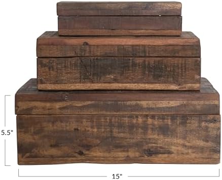 Reclaimed Vintage Wood Boxes - Image 2