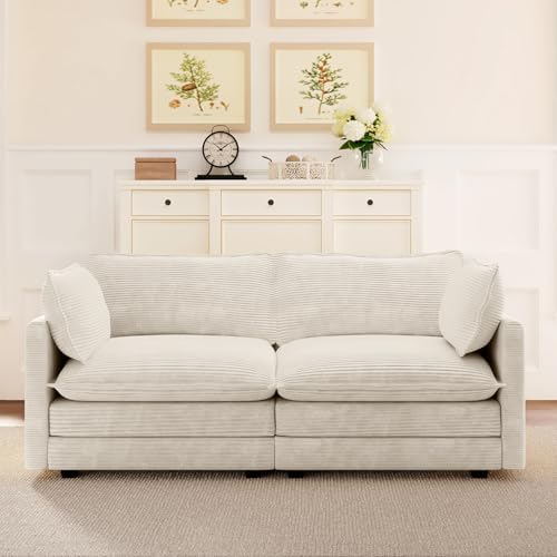 ROWHY 78'' Sectional 2 Seat Cloud Loveseat by ROWHY