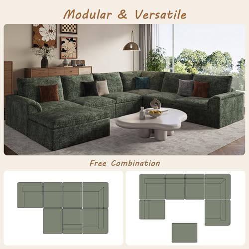 EASE MOOSE Boneless Couches, Cloud Couch Sectional - Image 5