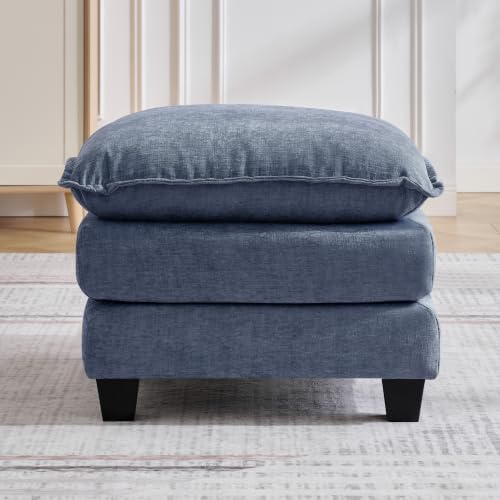 25'' Cloud Ottoman for Couch, Deep Seat Ottomans for Sofa, Modern Removable by HOCAT