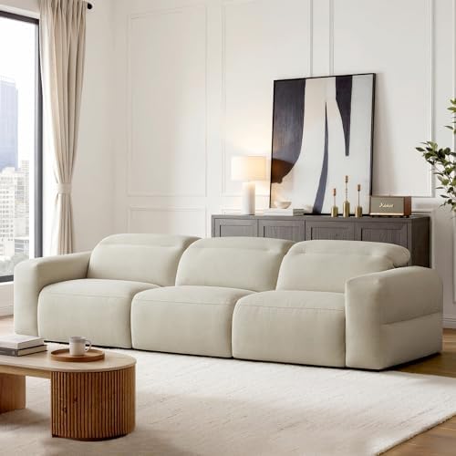 CHITA 125'' Power Recliner Sofa, Zero Wall Hugger Reclining Sofa - Image 3