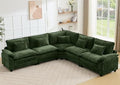 Oversized Modular Sectional Sofa Set, Convertible Deep Seat Cloud Couch by Unknown