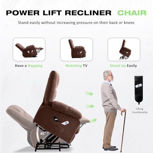 BOSMILLER Power Lift Recliner Chair - Image 3