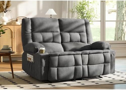 Loveseat Recliner Sofa, Wall Hugger Reclining Loveseat by Unknown