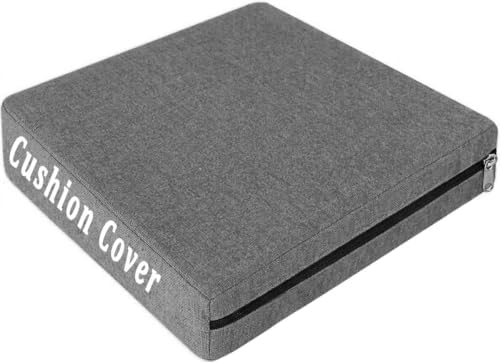 Reversible Linen Chair Cushion Covers by Unknown