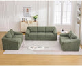 Oversized Boneless Couch Sets, Modern 3 Seater Sofa by UMBFUN